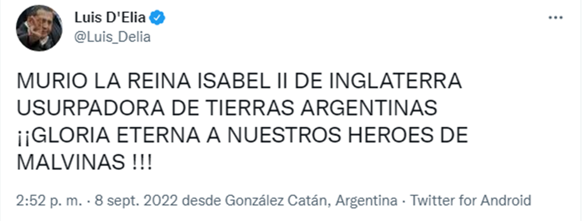 Luis D'Elia se sumó a los festejos.