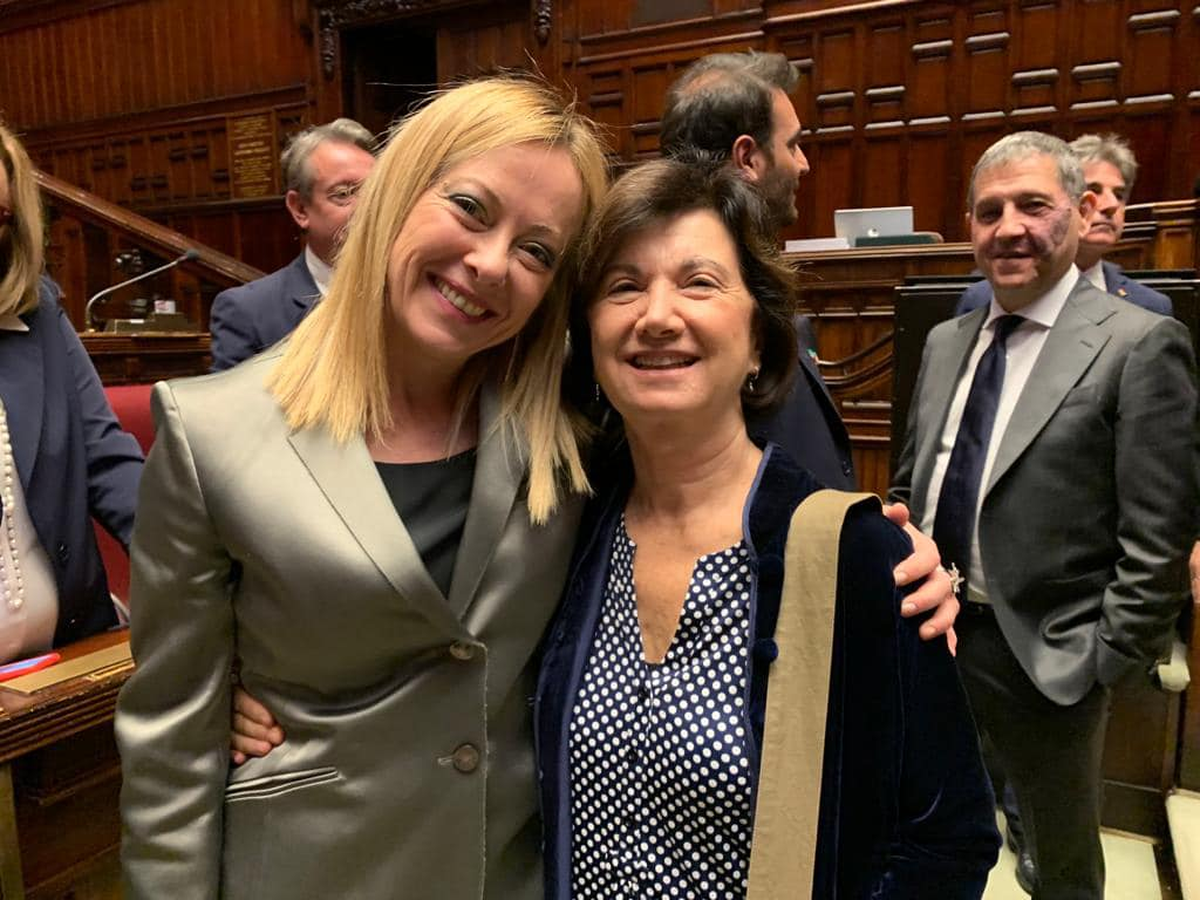 Gioriga Meloni junto a Eugenia Roccella. Gioriga Meloni junto a Eugenia Roccella.