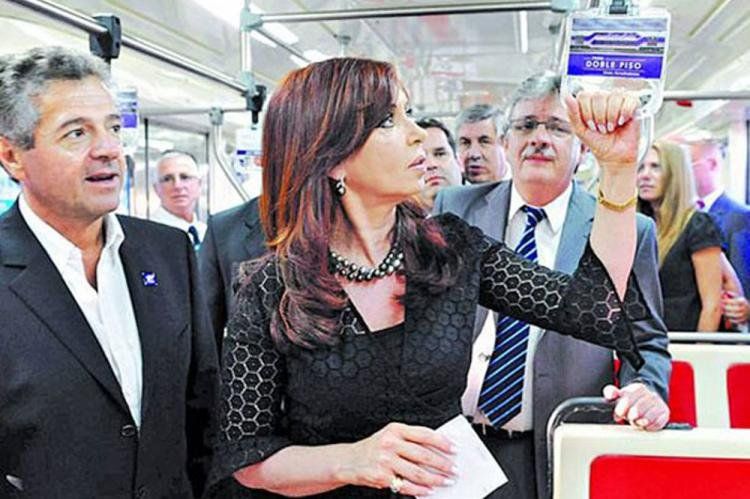 Cristina, Cirigliano y Schiavi. (Foto de archivo)