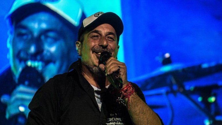 Martín Alejandro Mono Fabio, líder de la banda de rock Kapanga.