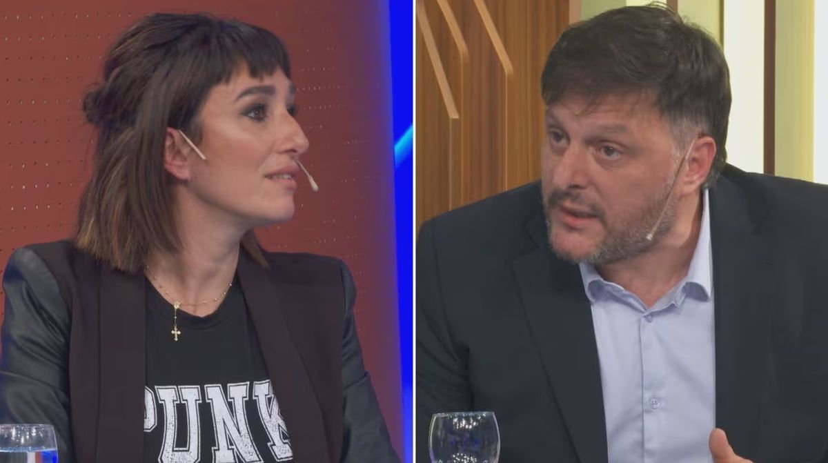 Leandro Santoro deschavó a la concejala libertaria Leila Gianni en pleno debate por TN. Le mostró una foto militando su campaña y quedó contra las cuerdas. Foto: TN
