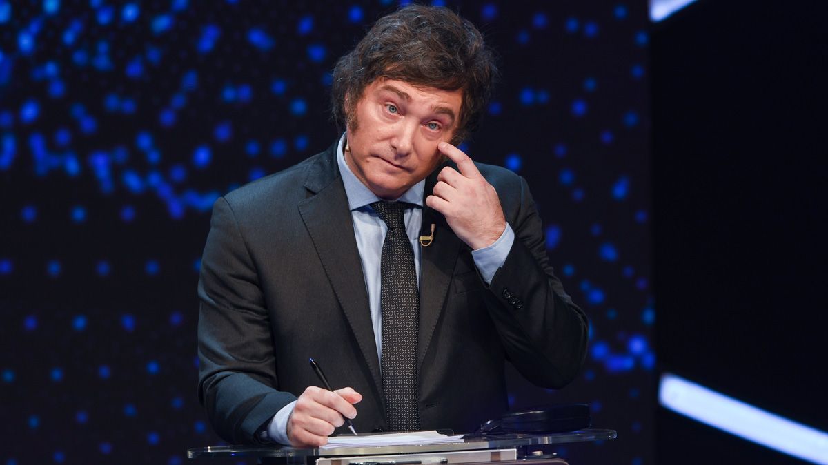 Javier Milei y el uso de la lapicera (Foto NA). Javier Milei y el uso de la lapicera (Foto NA).