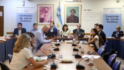 Sesión de este jueves de la Comisión de Juicio Político de la Cámara de Diputados.&nbsp;