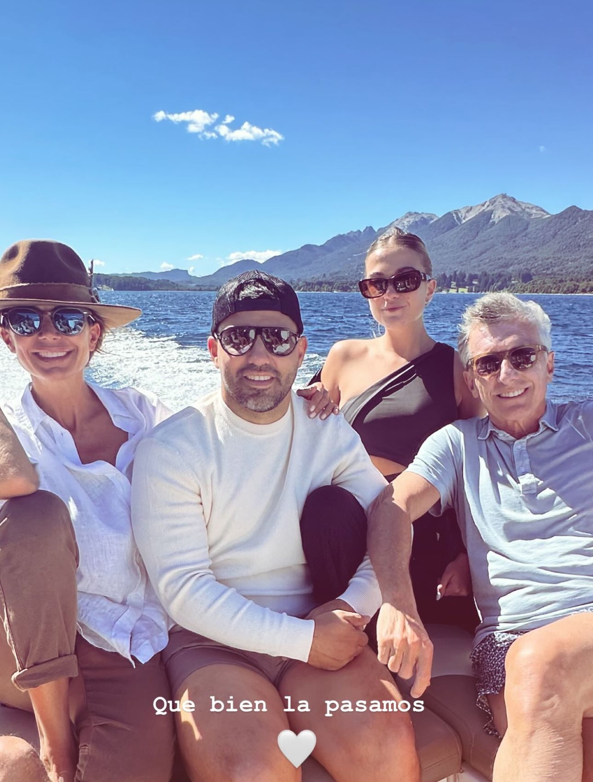 "Qué bien la pasamos": la historia que publicó Juliana Awada sobre el encuentro entre Mauricio Macri y Sergio Agüero. "Qué bien la pasamos": la historia que publicó Juliana Awada sobre el encuentro entre Mauricio Macri y Sergio Agüero.