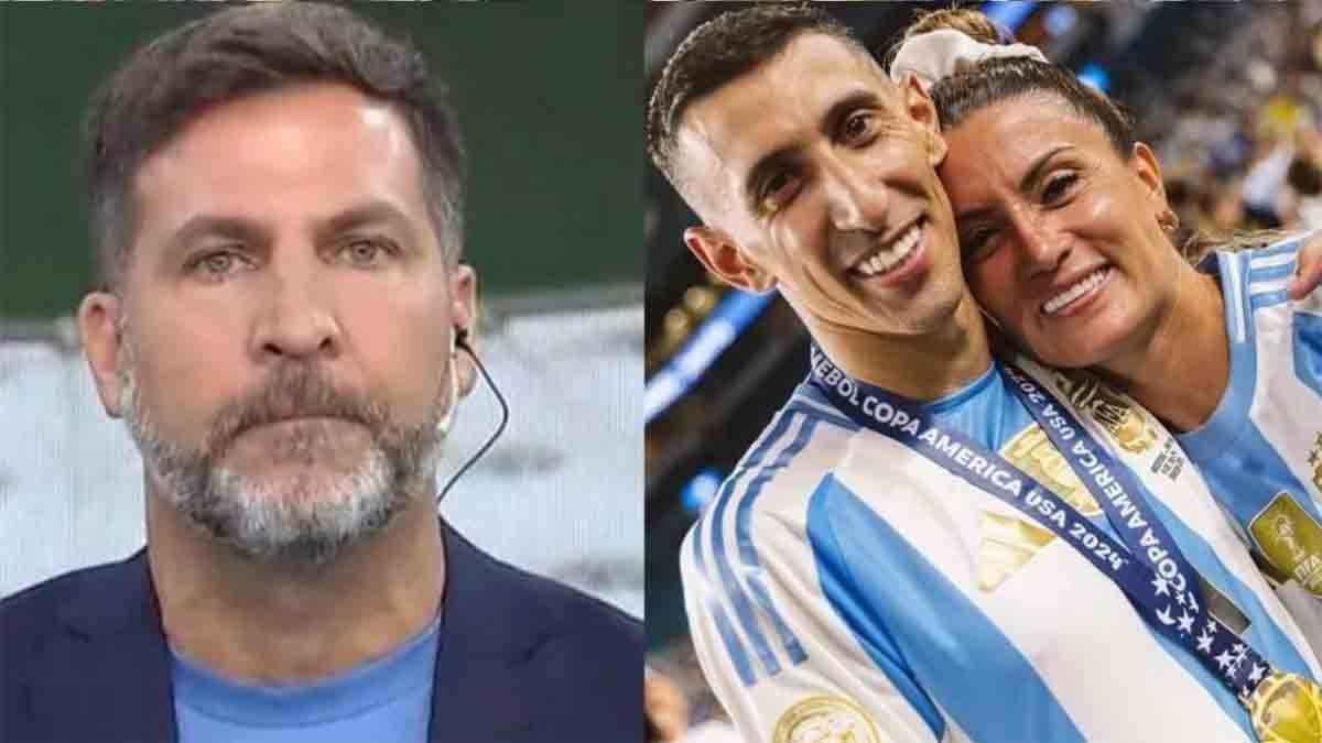 JuanCarlos Toti Pasman volvió a criticar a Jorgelina Cardoso, esposa de Ángel DiMaría, por sus reacciones en los partidos de Rosario Central.