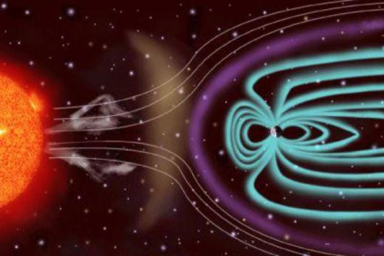El sol erosiona la magnetósfera