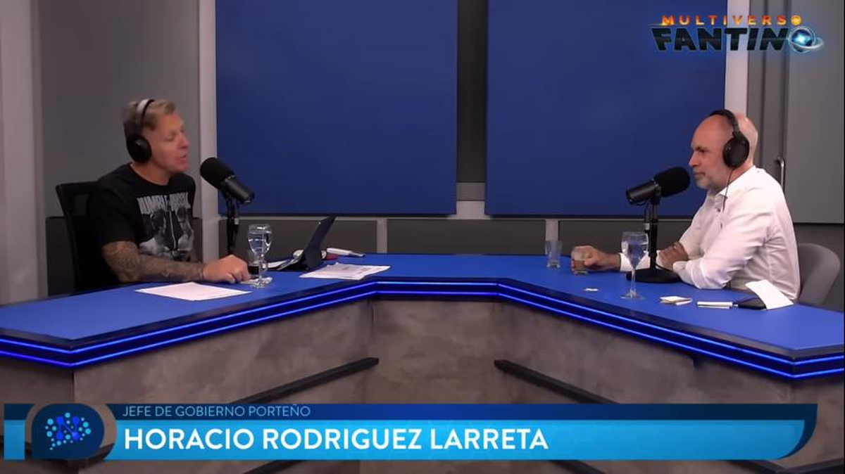 Fantino junto a Larreta en Neura.