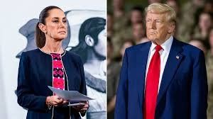 Claudia Sheinbaum y Donald Trump en una composición fotográfica. Claudia Sheinbaum y Donald Trump en una composición fotográfica.