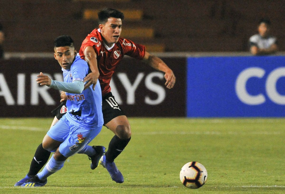 Fernando Gaibor, con la 10 de Independiente Fernando Gaibor, con la 10 de Independiente
