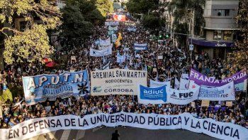 Alarma libertaria: Córdoba y su UNC fueron epicentro del reclamo por las universidades