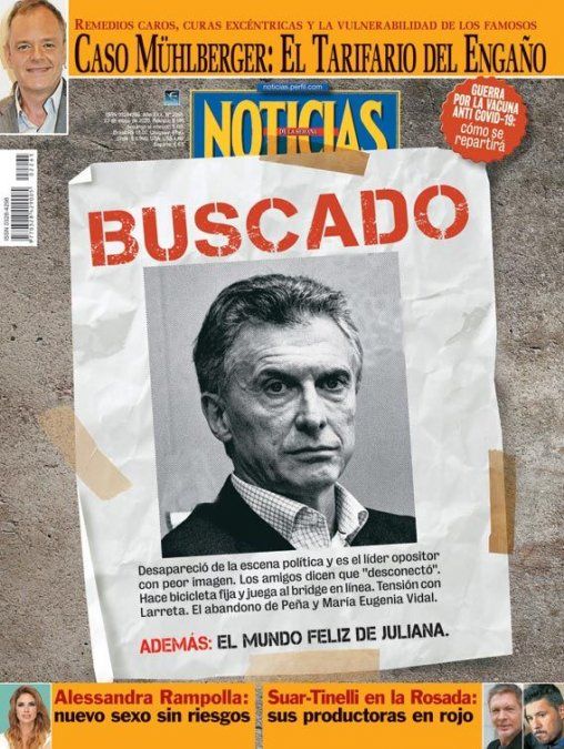 Tapa de la revista Noticias de esta semana.