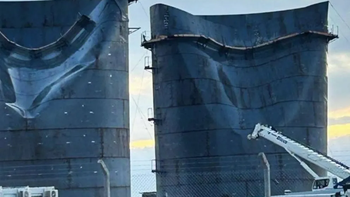 Al VMOS le fue mal en Punta Colorada: El viento dañó instalaciones y hubo que evacuar toda la zona