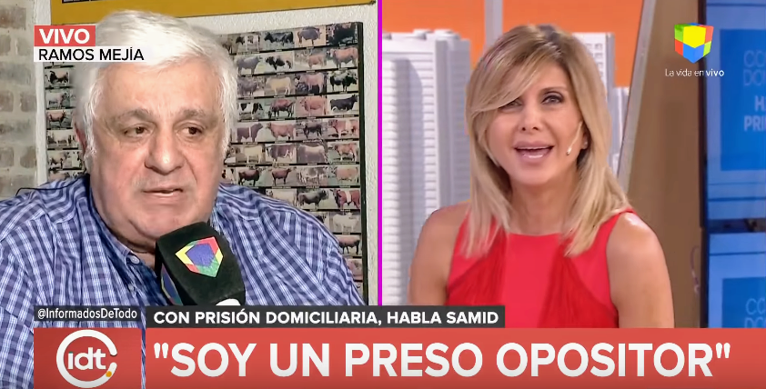 Samid vs. Plager, tenso momento al aire.