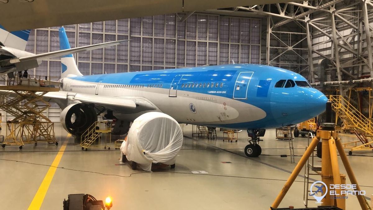 Aerolíneas Argentinas se despide de dos A 330 como los que fueron a china 