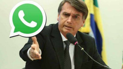Jair Bolsonaro habló con WhatsApp y 