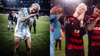 Losjugadores uruguayos de Flamengo se unieron para burlarse de Gastón Martirenatras eliminar a Racing y clasificarse a la final de la Copa Libertadores. Losjugadores uruguayos de Flamengo se unieron para burlarse de Gastón Martirenatras eliminar a Racing y clasificarse a la final de la Copa Libertadores.