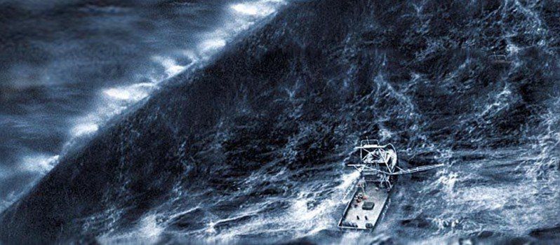 Famosa imagen en el afiche de La Tormenta Perfecta, oportuna remembranza acerca de Mauricio Macri en diciembre 2017.