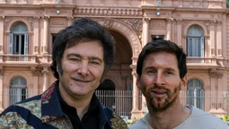 Javier Milei y Lionel Messi