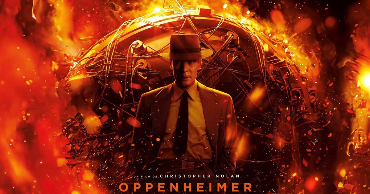 Poster de la película Oppenheimer, protagonizada por Cillian Murphy. Poster de la película Oppenheimer, protagonizada por Cillian Murphy.