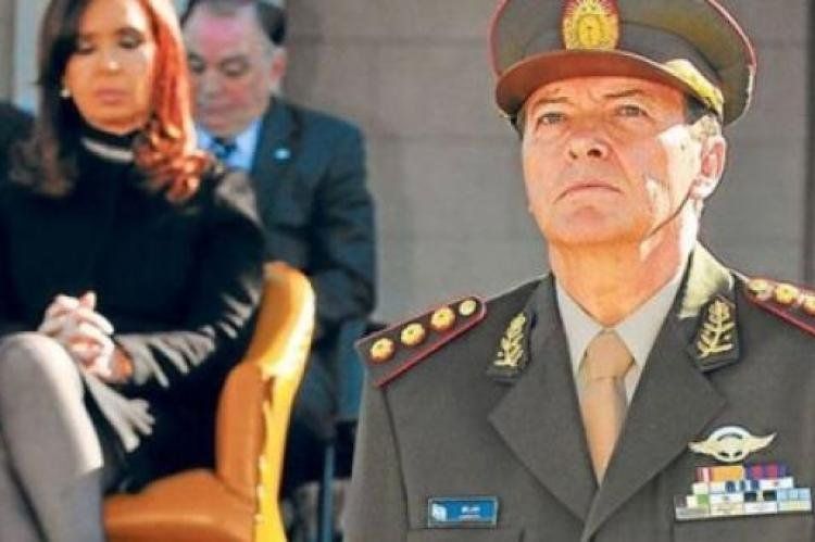 Cristina Fernández junto a Cesar Milani