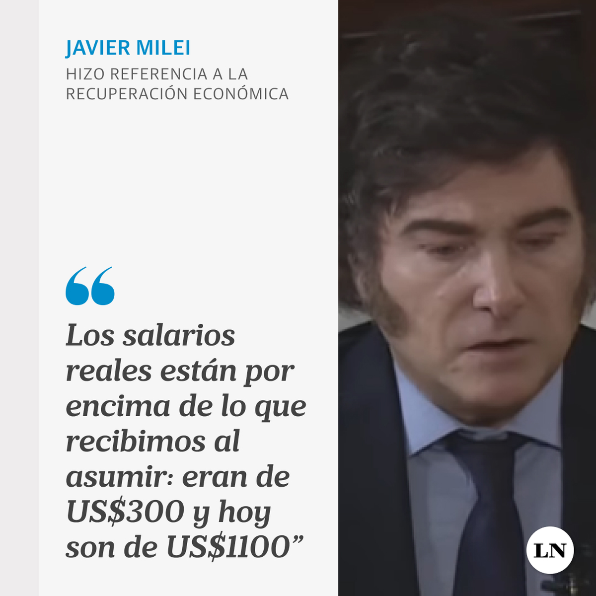 Números Mágicos: Milei cree que los salarios se triplicaron en dólares en Argentina en 11 meses Números Mágicos: Milei cree que los salarios se triplicaron en dólares en Argentina en 11 meses