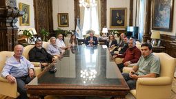 El encuentro se desarrolló este martes en Casa Rosada.&nbsp;