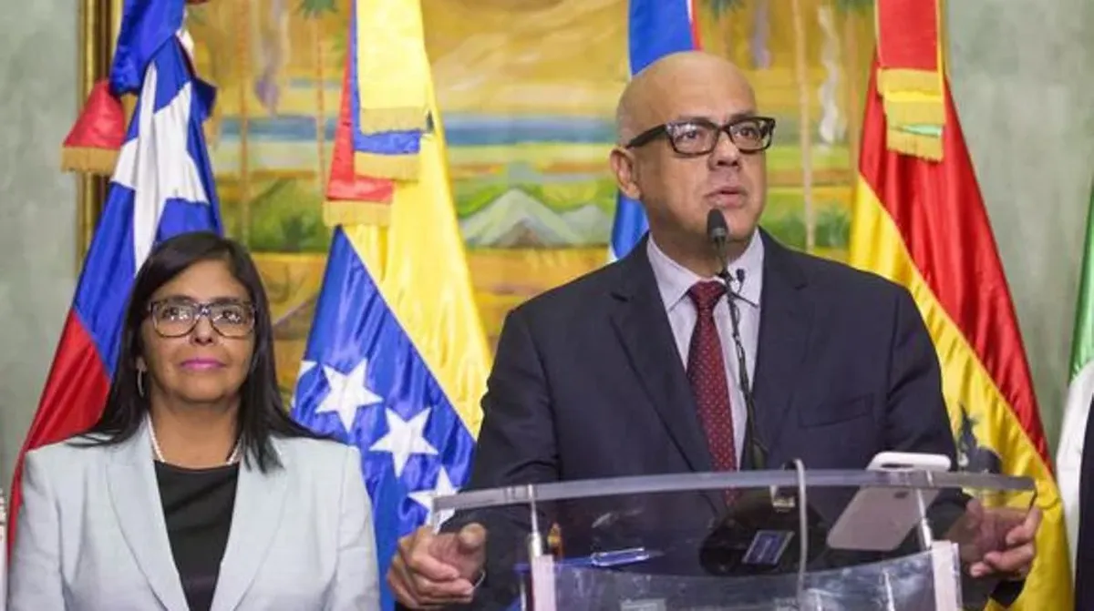 Delcy Rodríguez y Jorge Rodríguez. A ella la oposición no la quiere. Le dicen Delcy Rodríguez y Jorge Rodríguez. A ella la oposición no la quiere. Le dicen