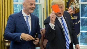 Gianni Infantino y Donald Trump Gianni Infantino y Donald Trump