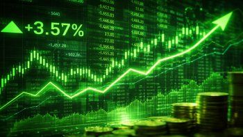 El Merval acelera, los bonos se afirman y el riesgo país cae a 534 puntos