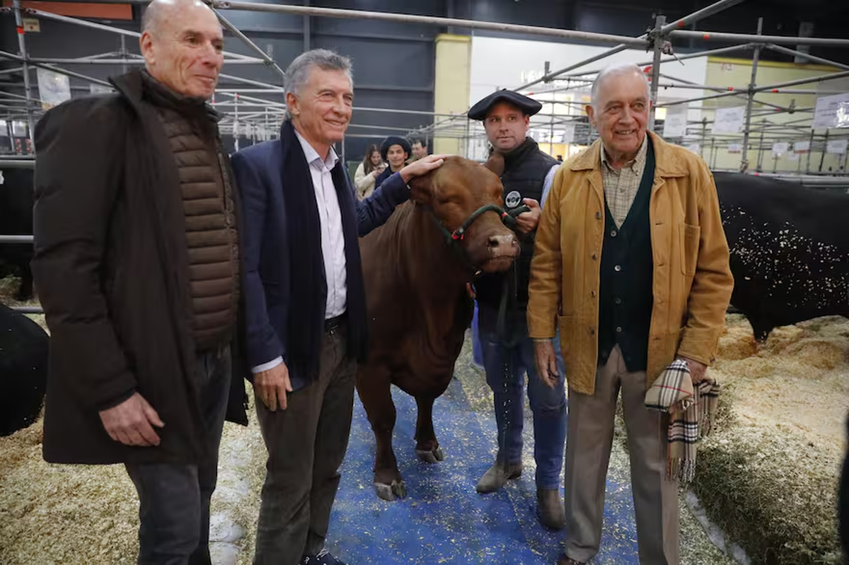 Mauricio Macri estuvo en La Rural.
