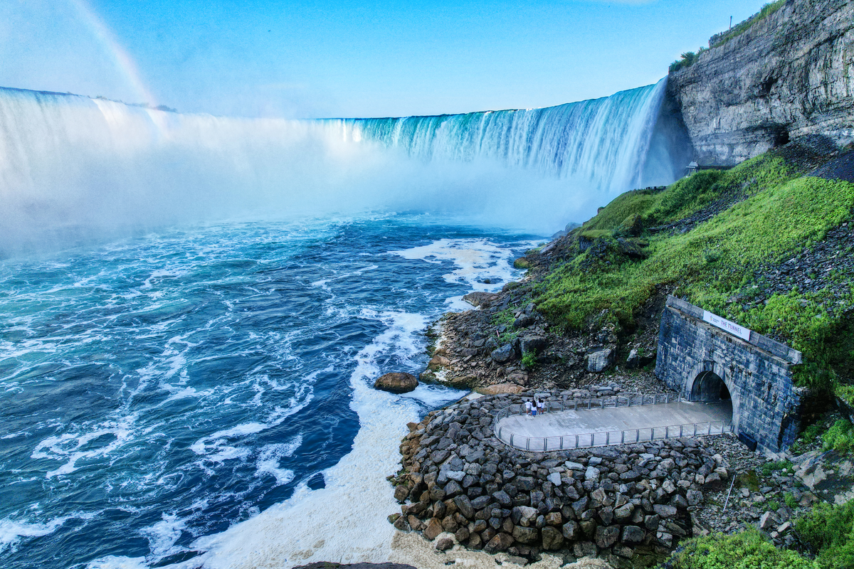 Las Cataratas del Niágara antes del temporal en Estados Unidos / Canadá.