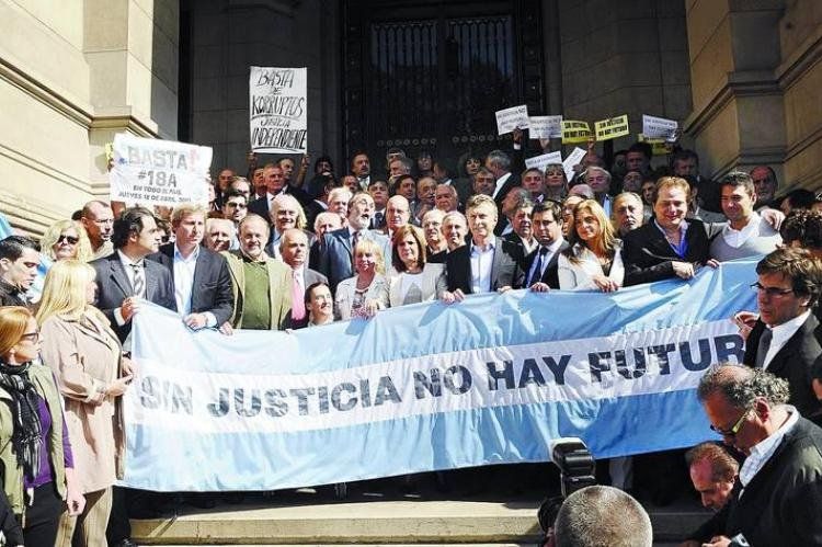 La oposición manifestó su rechazo al proyecto oficial de la modificación de la justicia y convoca al #18A