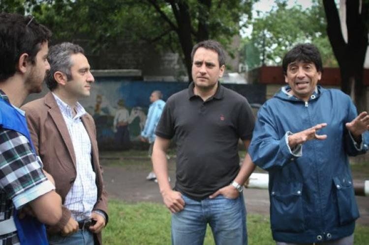 Gente de La Cámpora. Por ejemplo, Juan Cabandié y Andrés Larroque.