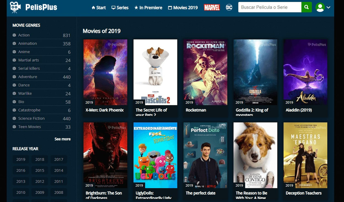 PelisPlus es otra de las alternativas de páginas web para ver series y películas de forma gratuita.