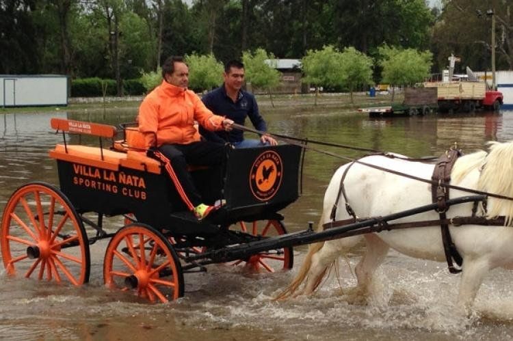 Fue el propio Scioli quien dijo que no hay que cambiar de caballo en medio del río.