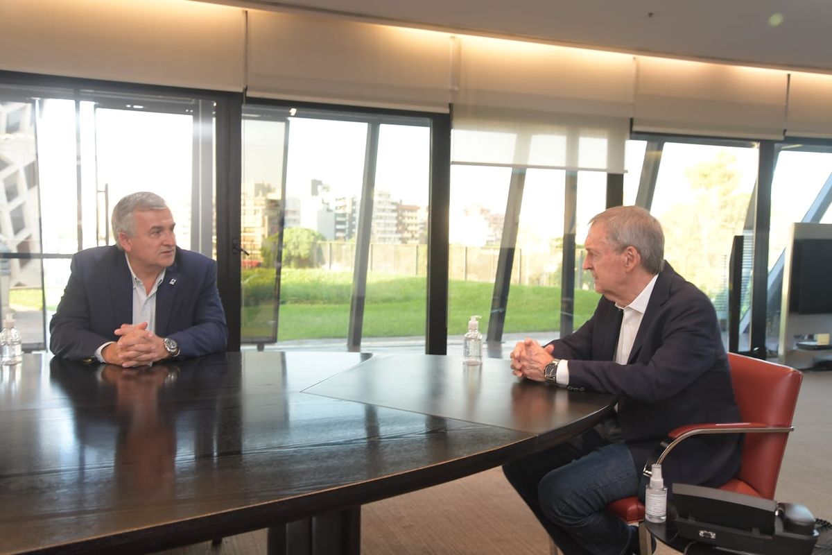 Gerardo Morales y Juan Schiaretti. Gerardo Morales y Juan Schiaretti.