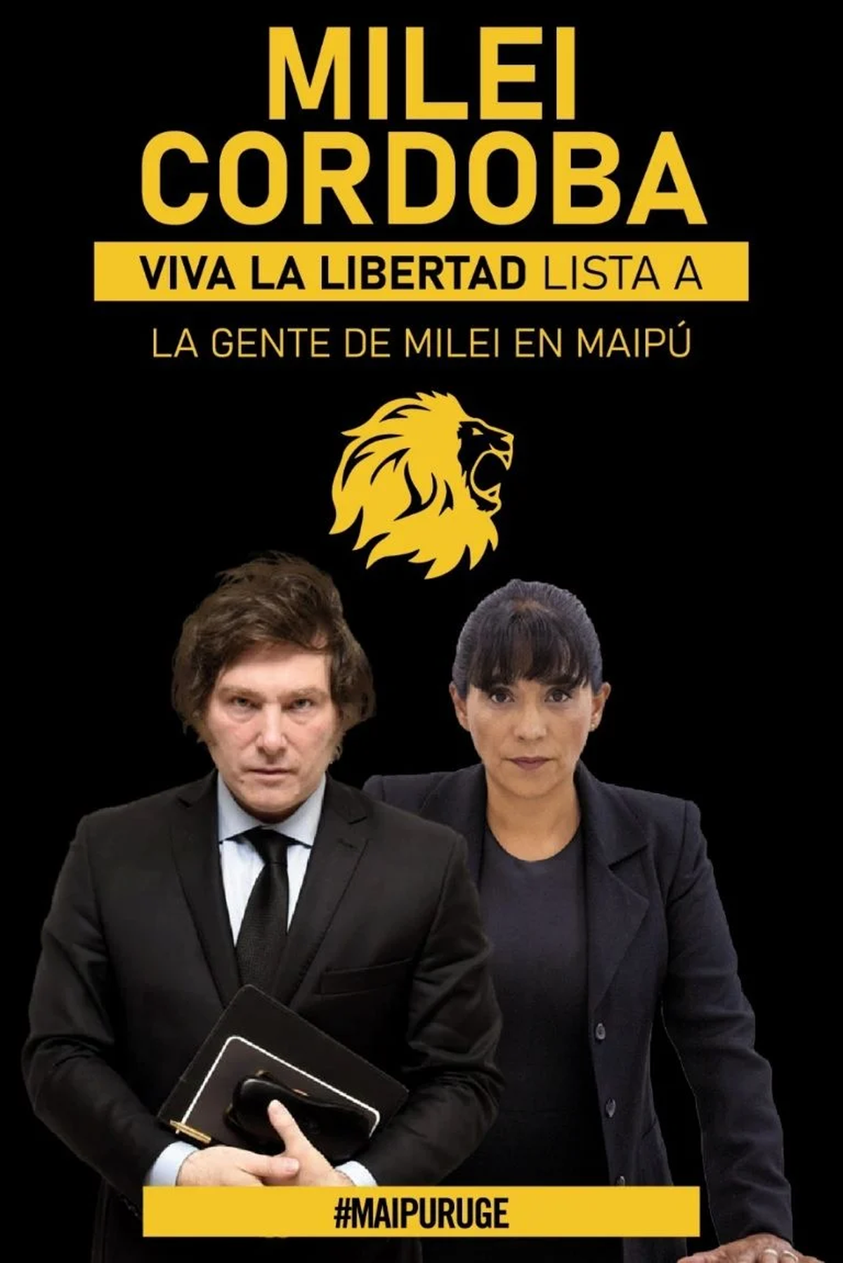 Una de las propagandas de campaña de Claudia Córdoba. Una de las propagandas de campaña de Claudia Córdoba.