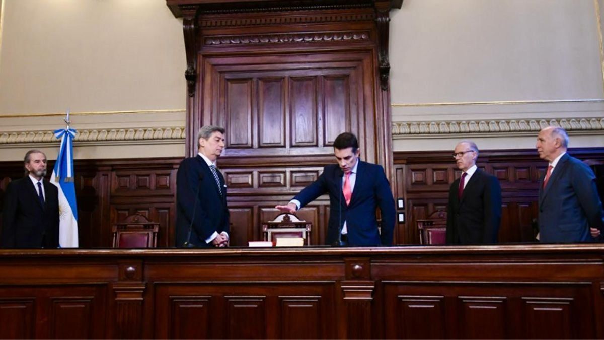 Sebastián Amerio juró ante la CSJN como representante el Gobierno en la Magistratura.