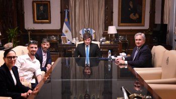 Javier Milei recibió a 2 argentinos que fueron rehenes de Hamas