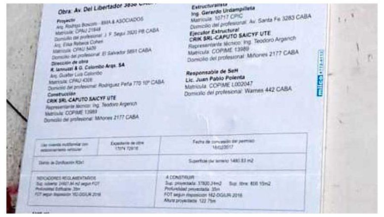 ¡Qué bolonqui se arma en una obra de Caputo!