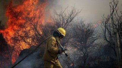 Fuego en Córdoba: Increíble cantidad de hectáreas quemadas en Yacanto