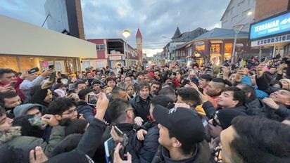 Javier Milei movilizó en Ushuaia, contra el peronismo y JxC