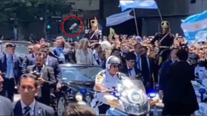 'Botellazo' a Javier Milei y definen denuncia penal