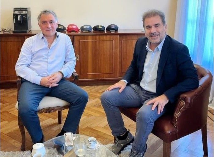 Sebastián Pareja y Cristian Ritondo. Sebastián Pareja y Cristian Ritondo.