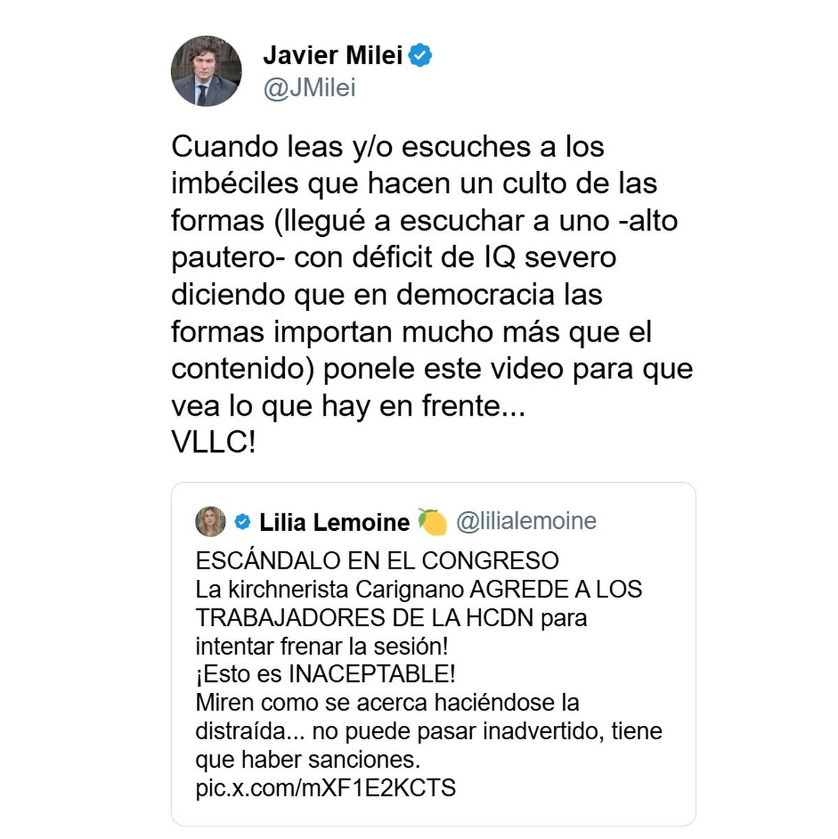 Javier Milei aprovechó para golpear al kirchnerismo y en redes predominó el repudio, aunque un sector defendió el gesto de la diputada como resistencia política. Javier Milei aprovechó para golpear al kirchnerismo y en redes predominó el repudio, aunque un sector defendió el gesto de la diputada como resistencia política.