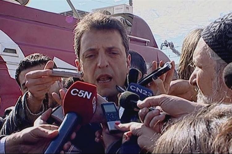 Sergio Massa votó al mediodía en Tigre