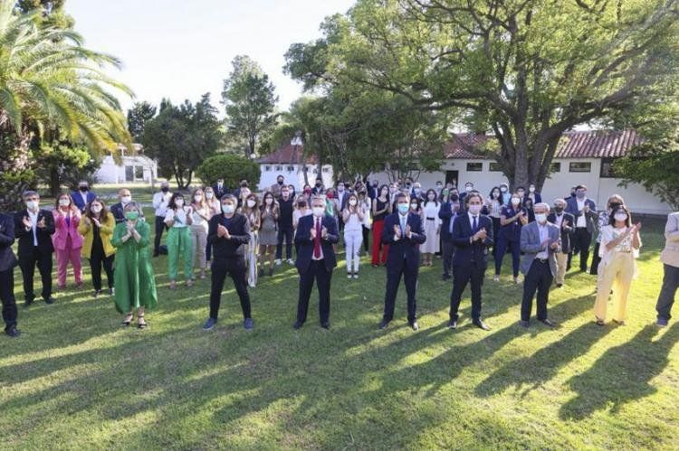 El encuentro se realizó en la quinta de Olivos.