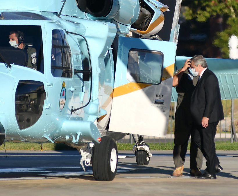 Alberto Fernández, presidente.