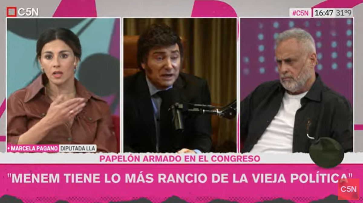 Marcela Pagano prendió el ventilador contra Martín Menem.