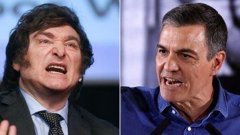 Javier Milei llegó a España en medio de su pelea con Pedro Sánchez. Javier Milei llegó a España en medio de su pelea con Pedro Sánchez.